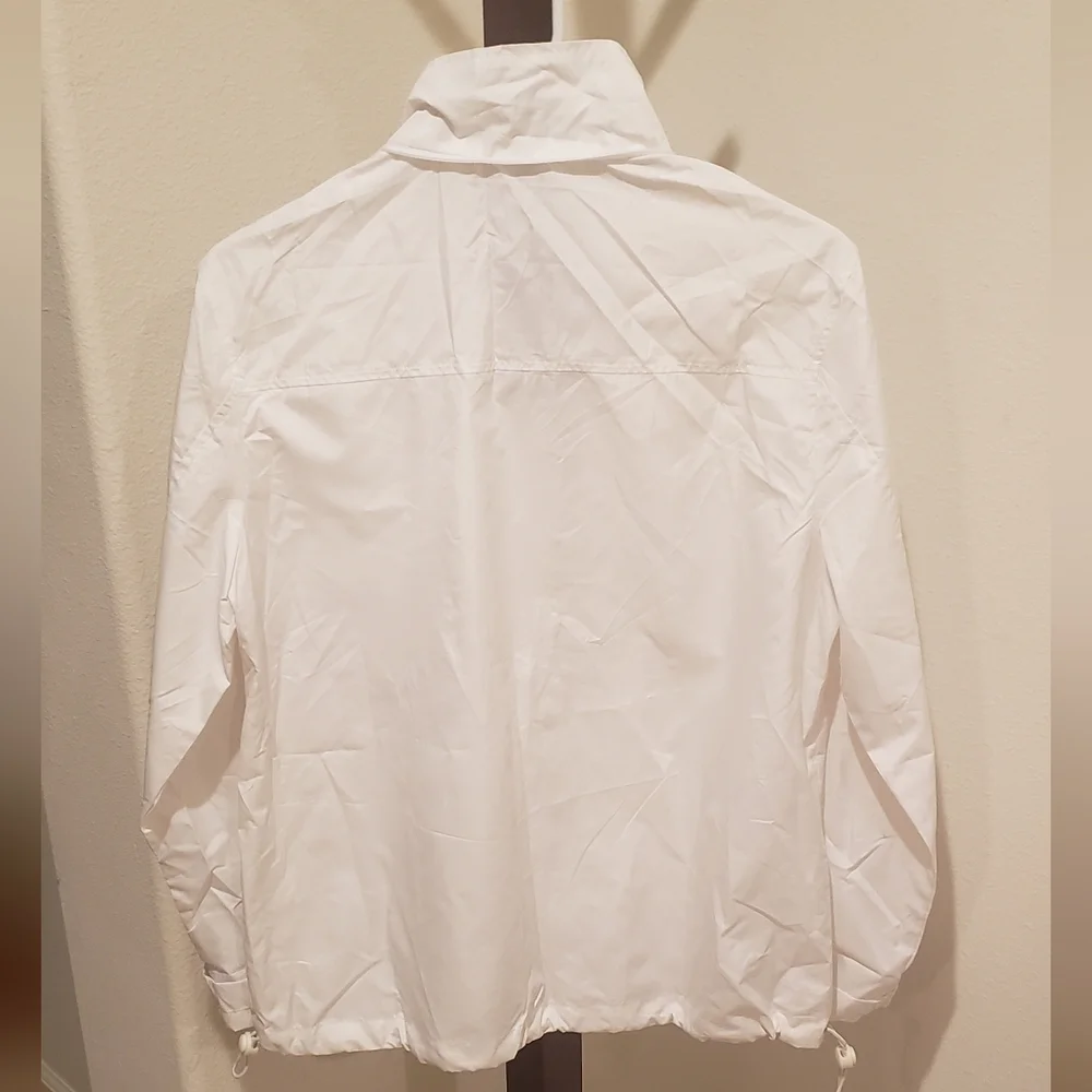 CLN Sweden white hooded windbreaker, size S - NEW - Picture 4 of 10